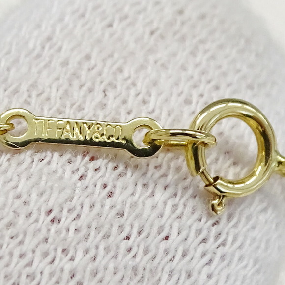 TIFFANY Authentic Gold Diamond Teardrop Necklace